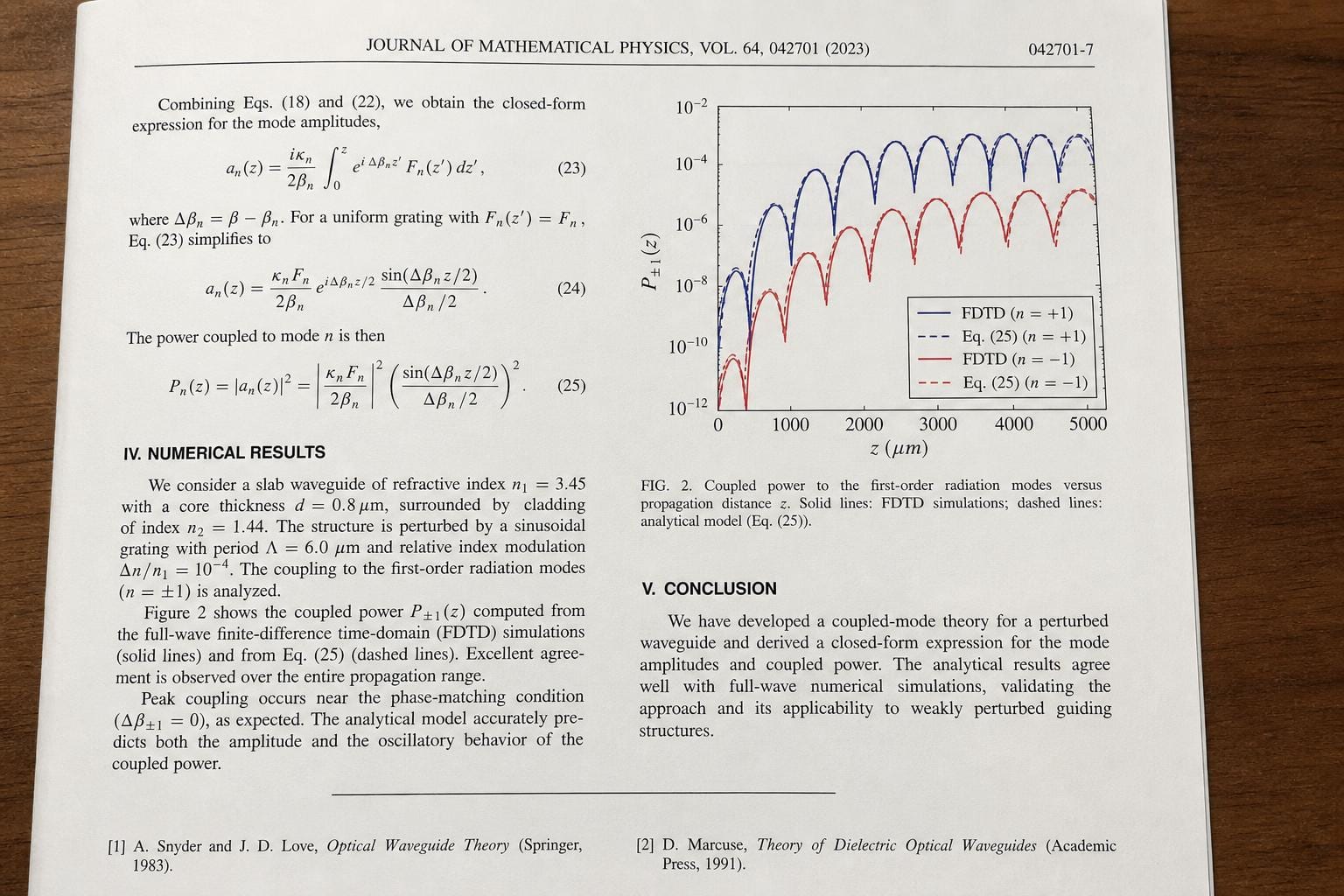 printed scientific journal page